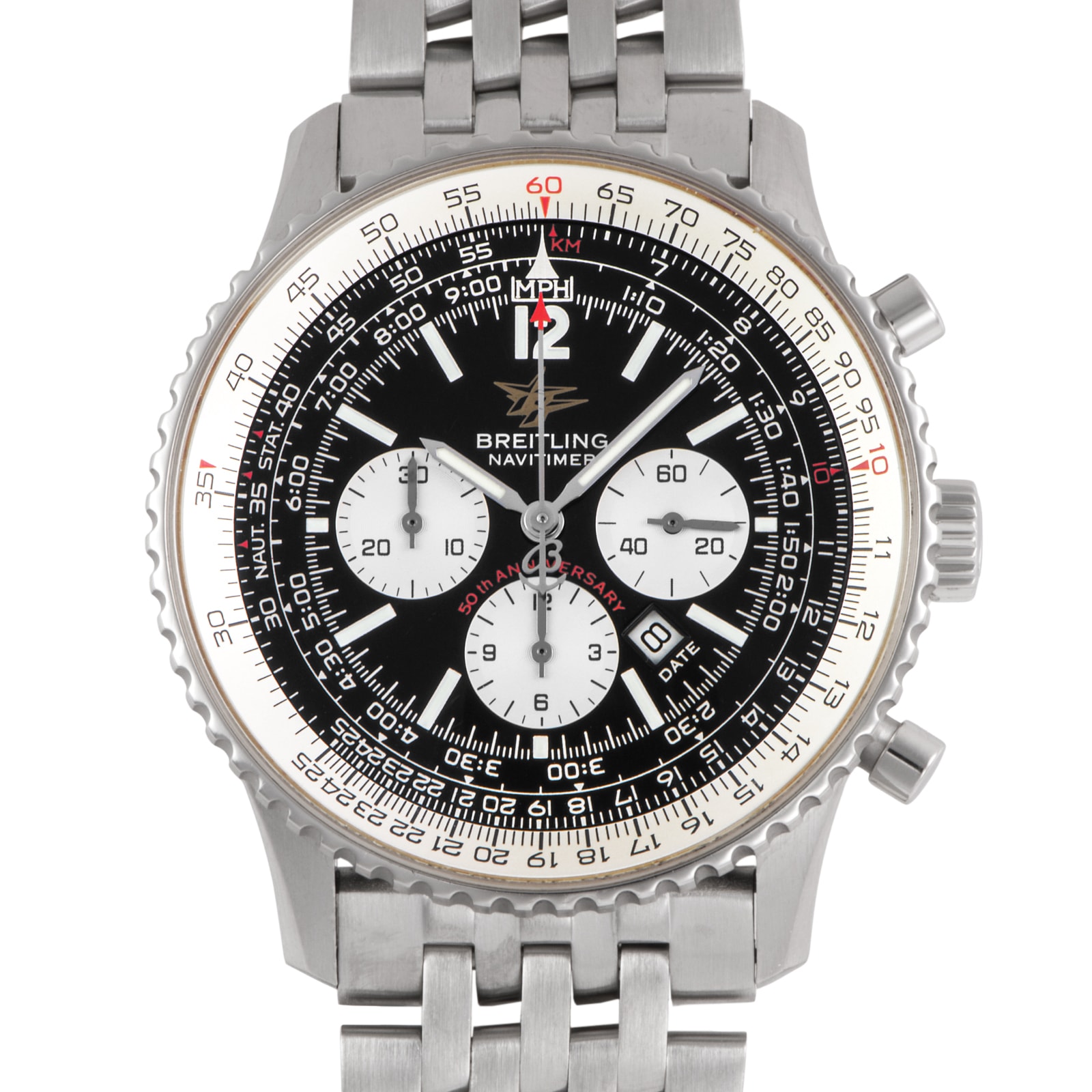 BREITLING ブライトリング ナビタイマー 50周年記念モデル A41322 ステンレススチール【中古】