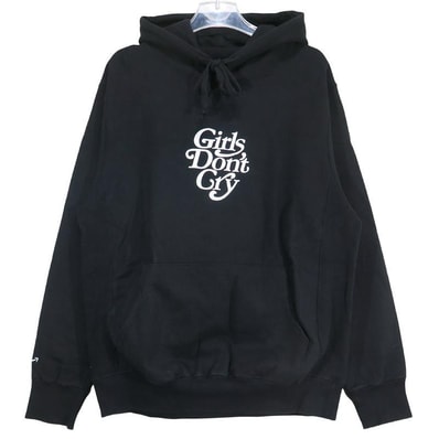 Girls Don’t Cry ガールズドントクライ x Amazon Fashion アマゾンファッション AT TOKYO CAFE HOODIE カフェ フーディー ブラック トップス パーカー サイズL