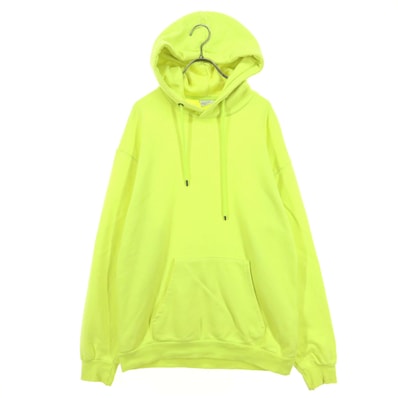 ZARA ザラ ネオンカラー 長袖 スウェットパーカー S-M イエロー
