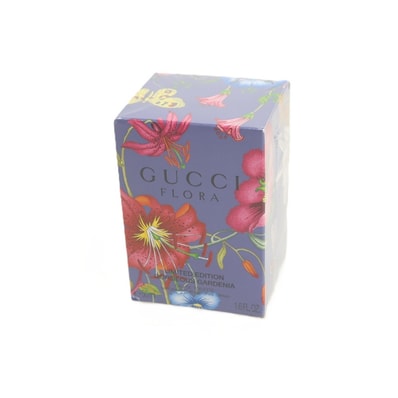 【中古】【未使用】グッチ GUCCI FLORA GORGEOUS GARDENIA オードトワレ 香水 ブルーパープル【サイズ50ml】【ユニセックス】