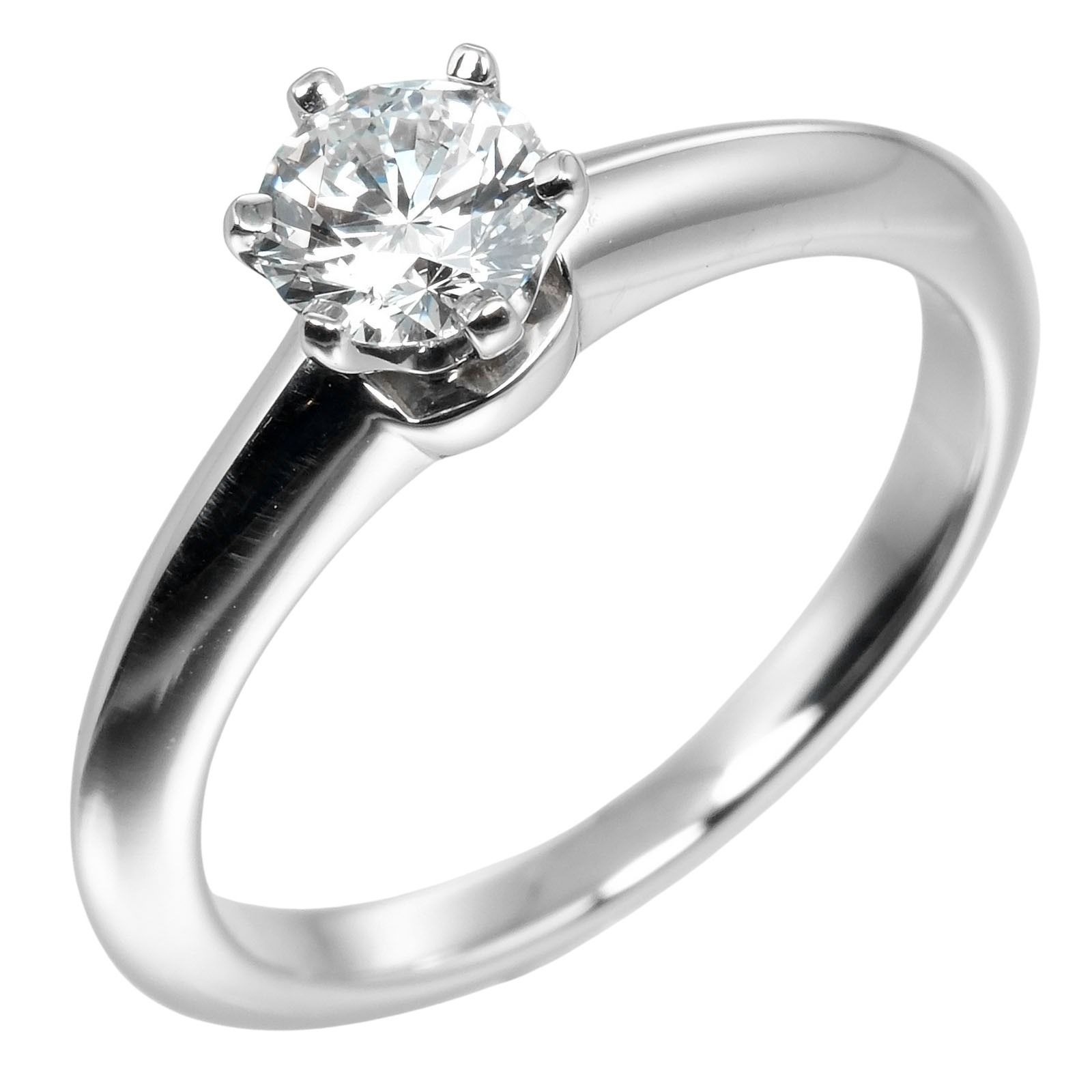 ティファニー ソリティア 0.39ct VS1/E/GOOG 6.5 レディース