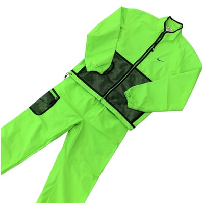 美品 Supreme シュプリーム Supreme×Nike Trail Running Jacket サイズS グリーン ブラック ナイロン ポリエステル/ セットアップ ジャケット パンツ 604469 【中古】