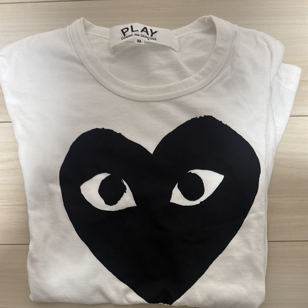 COMME des GARCONS PLAY CDG AX-T070-051 "White"