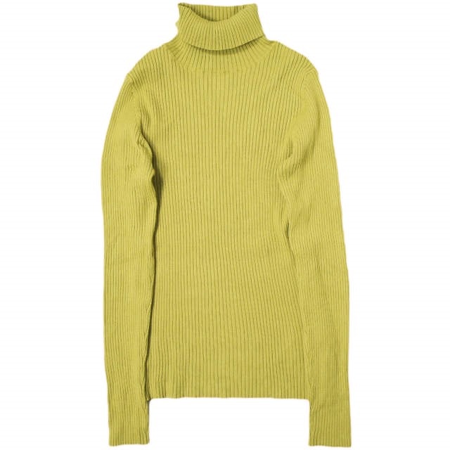 Ray BEAMS レイビームス 21AW 14G リブタートルニット 61-15-0897-126 FREE MUSTARD セーター タートルネック プルオーバー トップス g15842