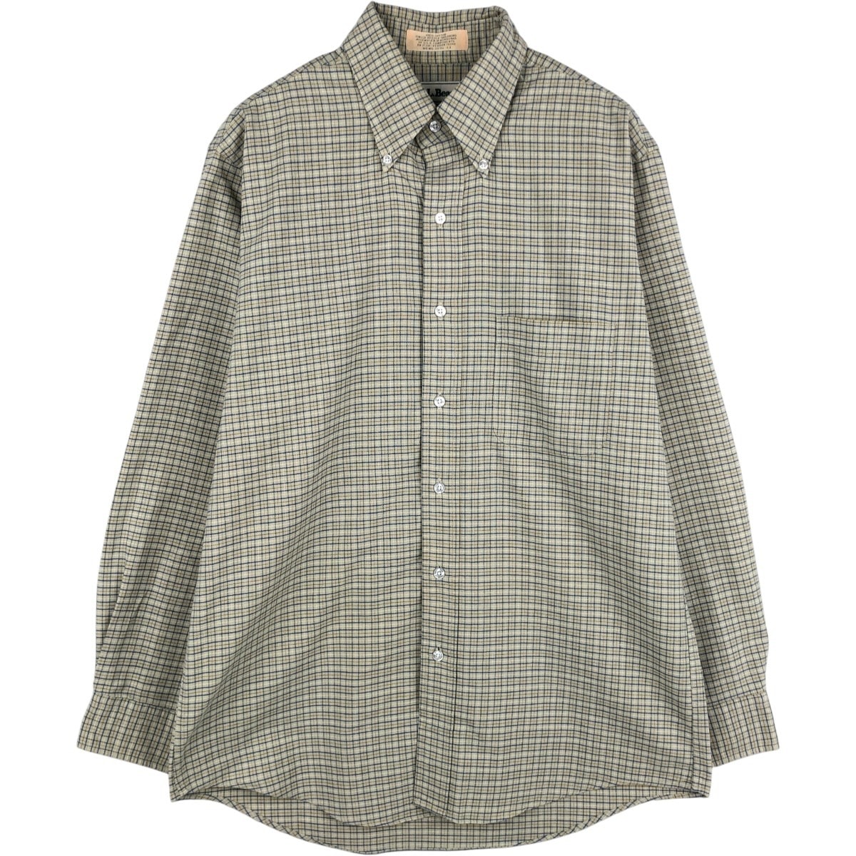 古着 ~90年代 エルエルビーン L.L.Bean 長袖 ボタンダウンチェックシャツ メンズM相当 ヴィンテージ/eaa677037