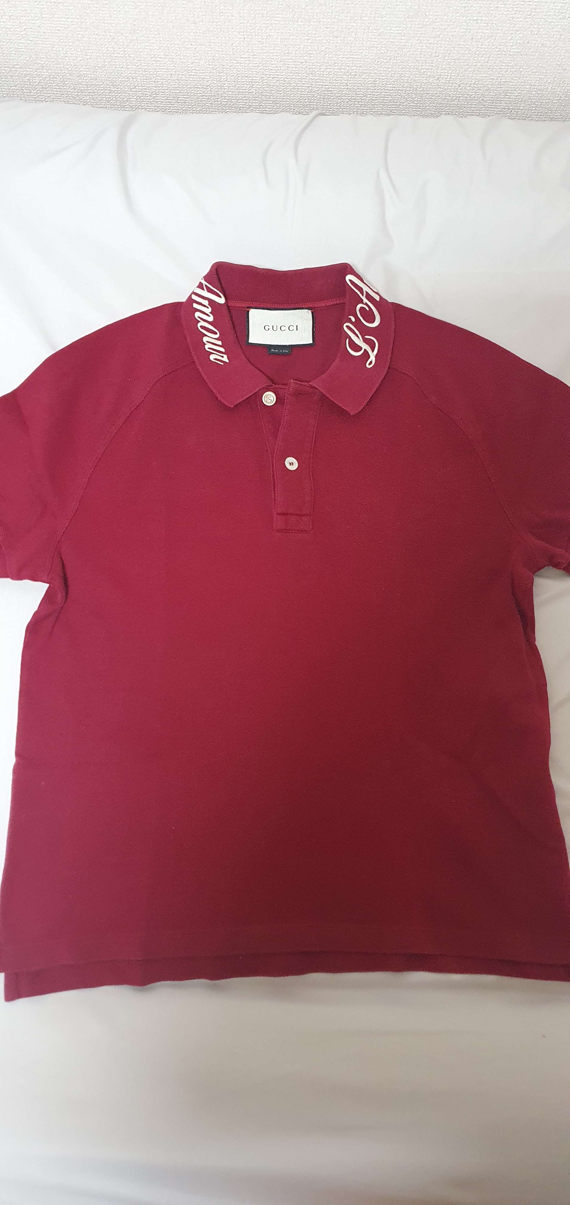 Gucci Men’s “Blind For Love” Pique Polo