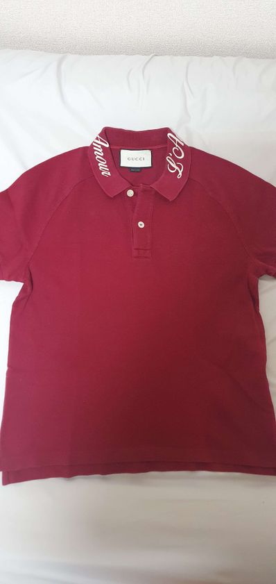 Gucci Men’s “Blind For Love” Pique Polo
