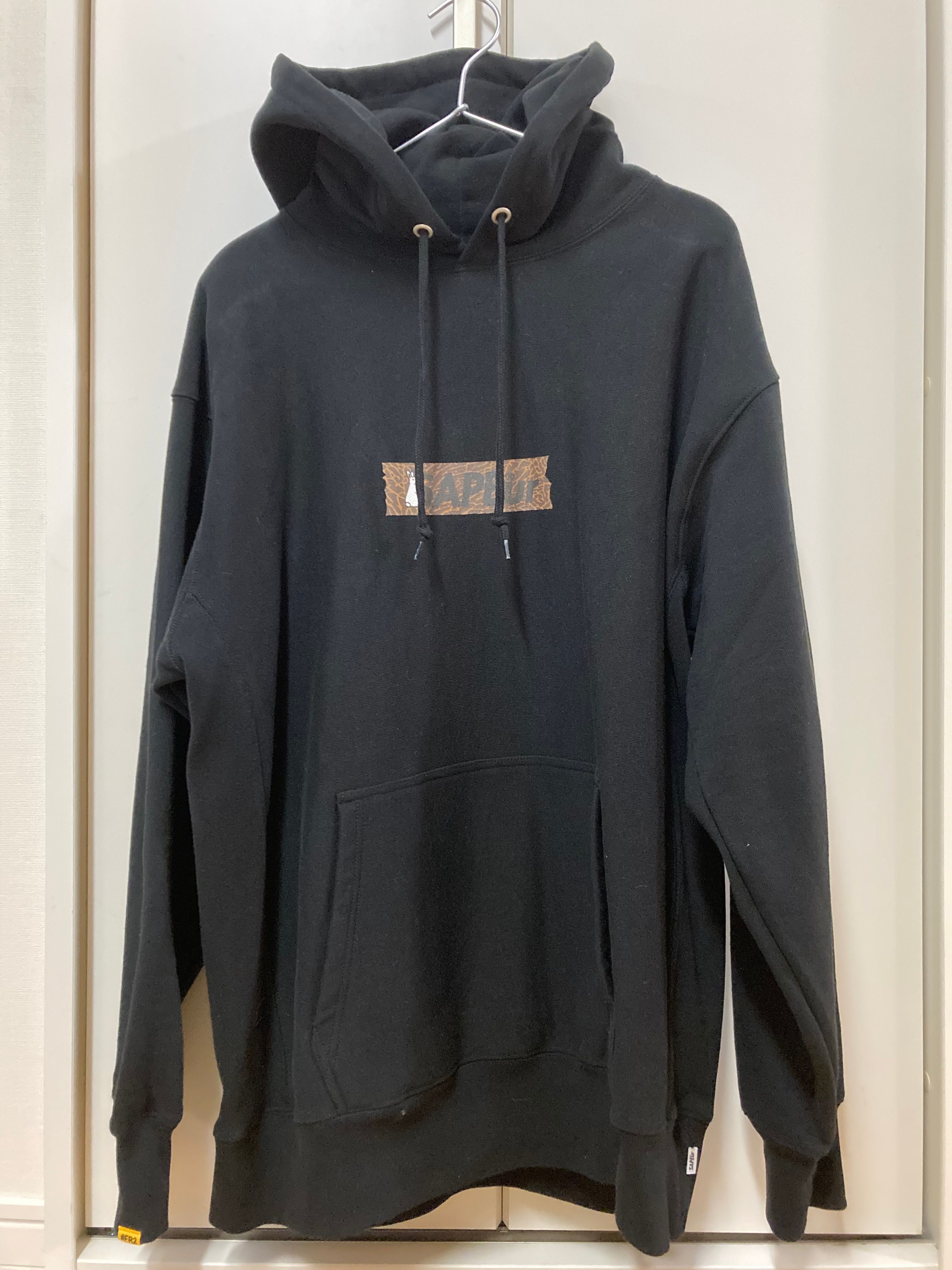 SAPEur x FR2 CHOCOLATE HEAD HOODIE "Black"