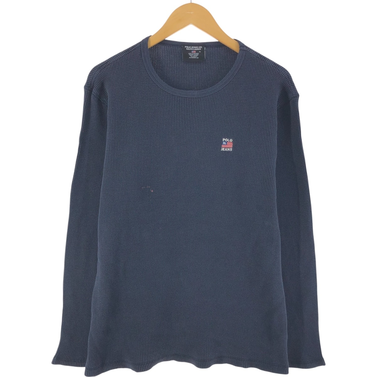 古着 ラルフローレン Ralph Lauren POLO JEANS COMPANY サーマルロンT ワッフル メンズXL相当/eaa539328