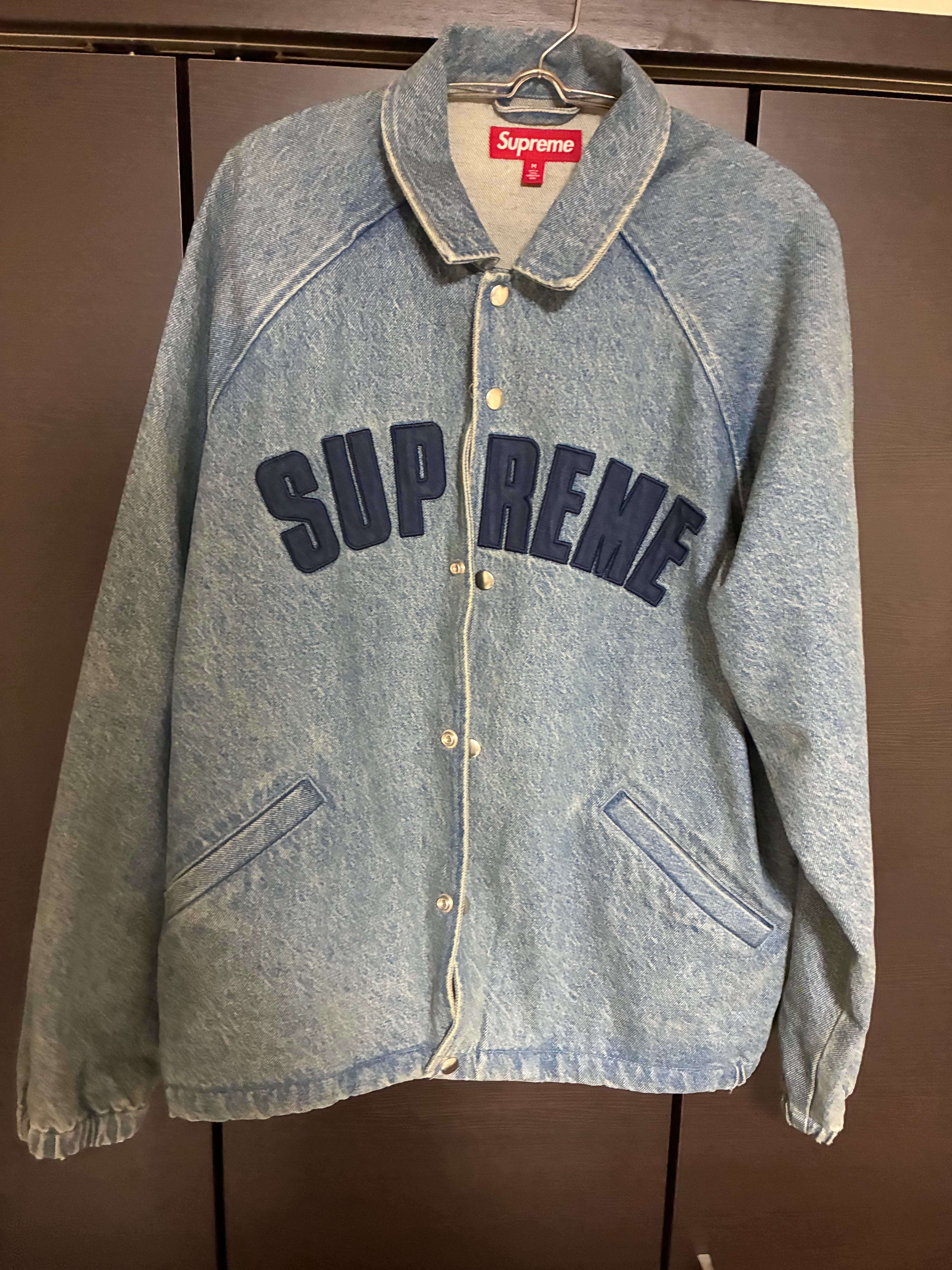Supreme Arc Denim Coaches Jacket "Washed Indigo"