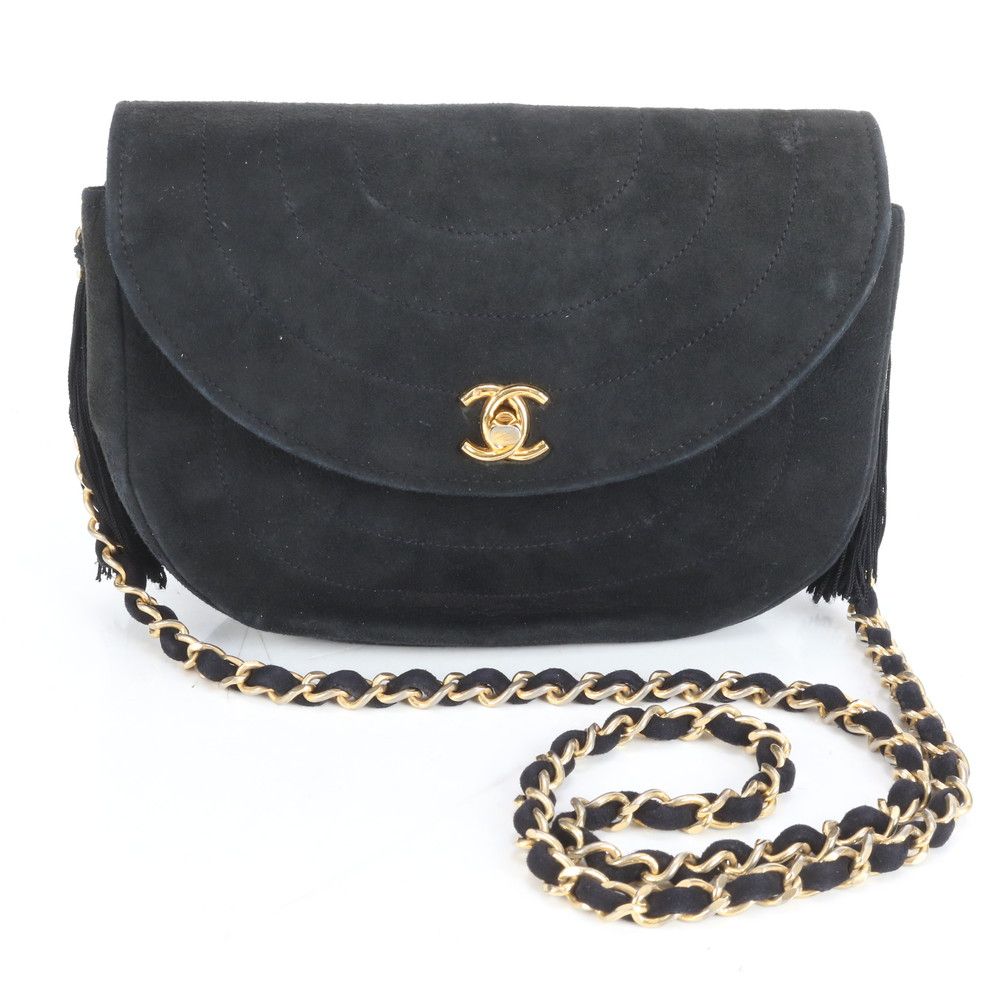 ■美品 シャネル タッセルショルダーバッグ レザー