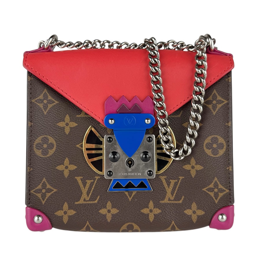 ルイ ヴィトン LOUIS VUITTON ショルダーバッグ モノグラム トライバルマスク ポシェット PM モノグラムキャンバス ブラウン/マルチカラー レディース【中古】 z9183