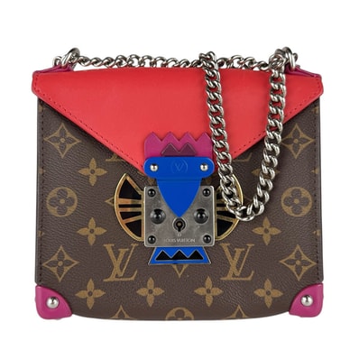 ルイ ヴィトン LOUIS VUITTON ショルダーバッグ モノグラム トライバルマスク ポシェット PM モノグラムキャンバス ブラウン/マルチカラー レディース【中古】 z9183