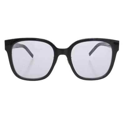 SAINT LAURENT サンローラン メガネ SL M105/F モノグラム ロゴテンプル サングラス 眼鏡 アイウェア ブラック系 55□20-150【中古】