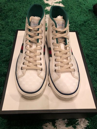 グッチ テニス1977 ハイカットスニーカー