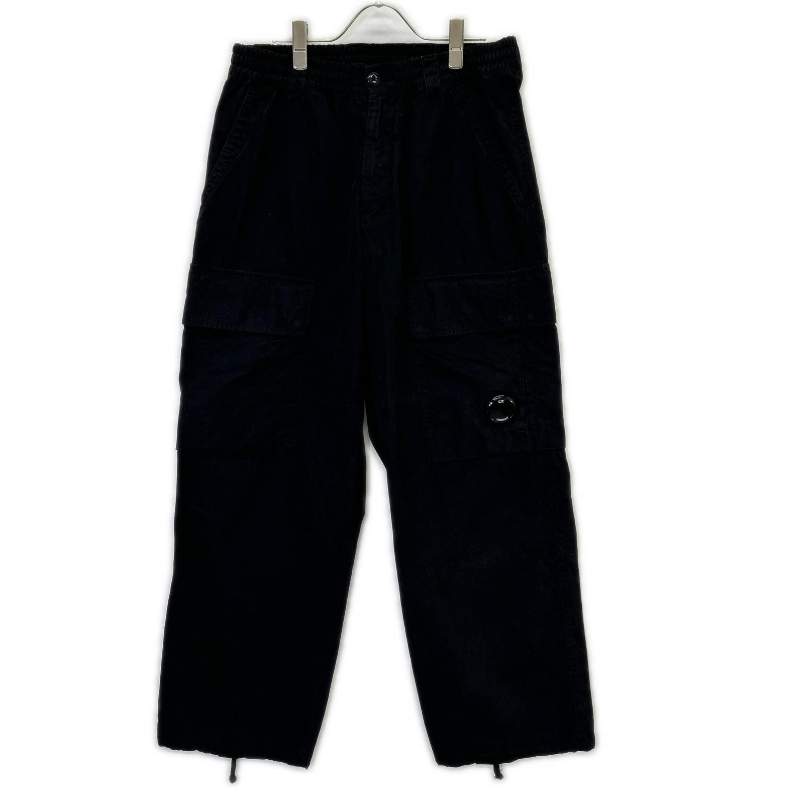 シーピーカンパニー 19CMPA066A 25AW ブラック CARGO PT IN MICROPEPS PEACHED 46