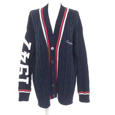 極美品 クリスチャンディオール
カーディガン ネイビー レディース 40 524G53A7051