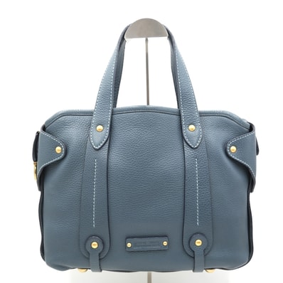 Salvatore Ferragamo(サルヴァトーレ フェラガモ)ハンドバッグ ガンチーニ レザー ブルー ゴールド金具 レディース 【中古】
