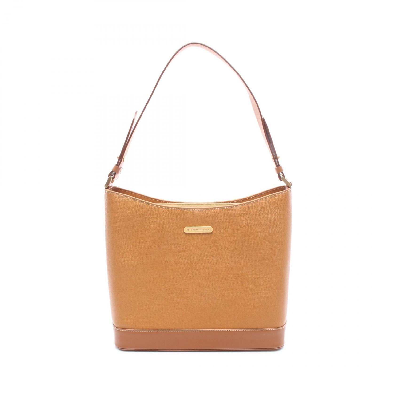 バーバリー BURBERRY ショルダーバッグ バッグ レザー レディース ブラウン系 【中古】