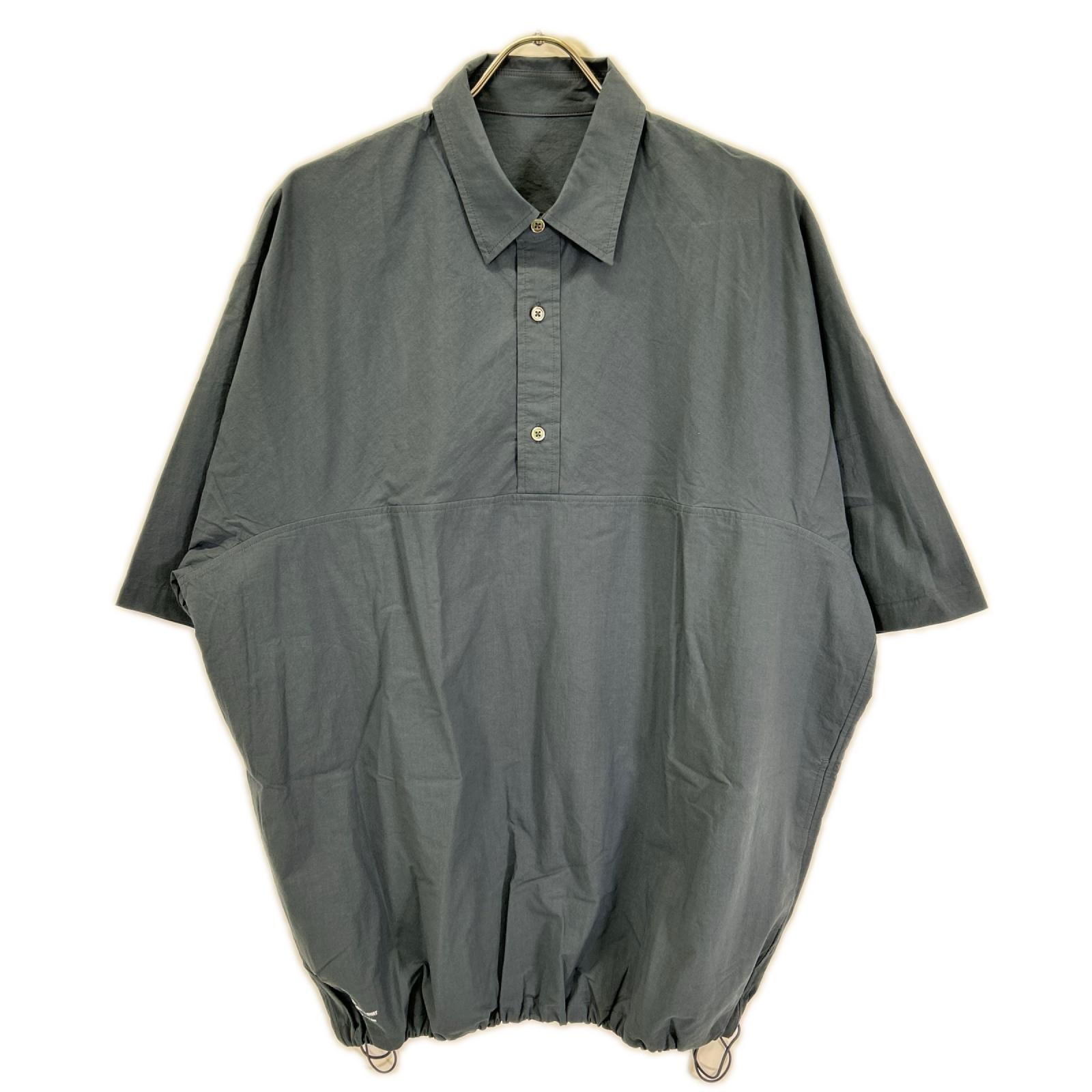 フレッシュサービス FSC261-50248 グレー CRISP COTTON ANORAK S/S SHIRT M