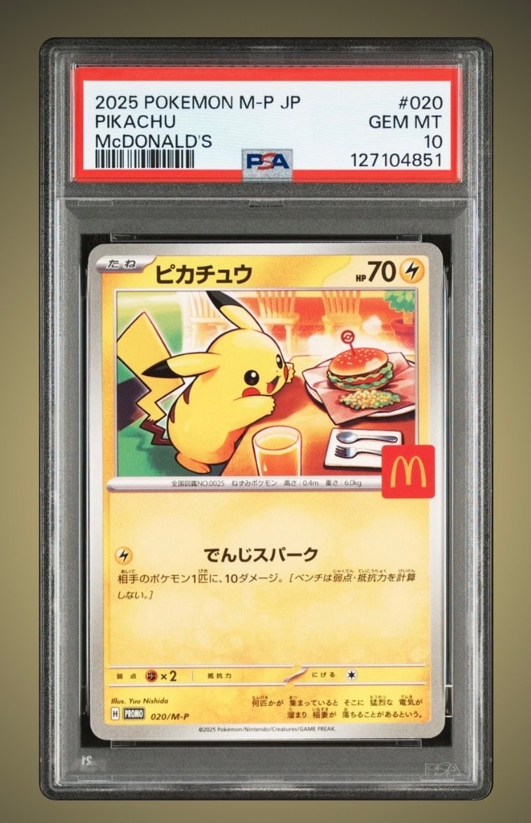 ピカチュウ P [M-P 020](プロモカードパック「マクドナルド ハッピーセット2025」)