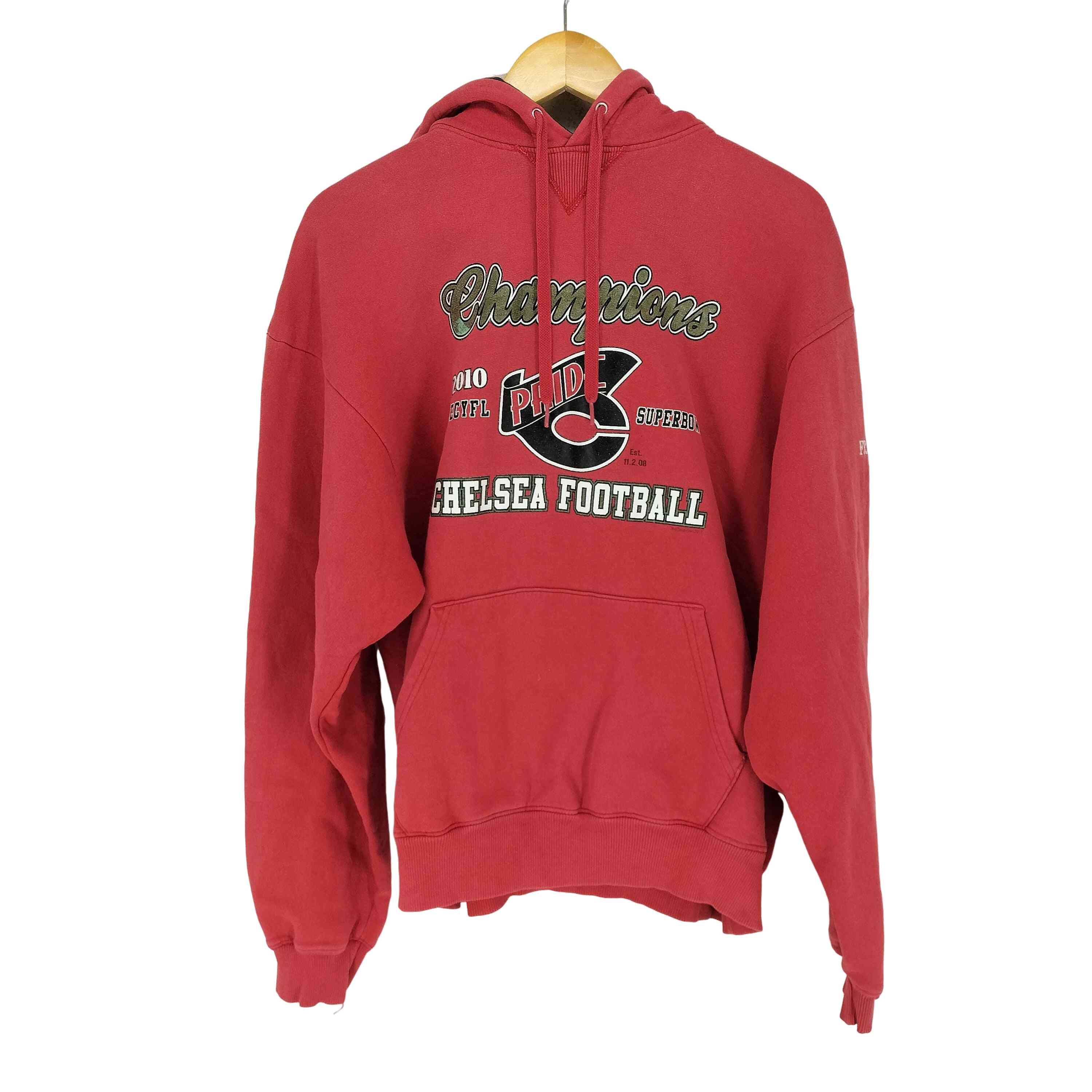 Vガゼットフロントプリントプルオーバーパーカー【1135855785143】