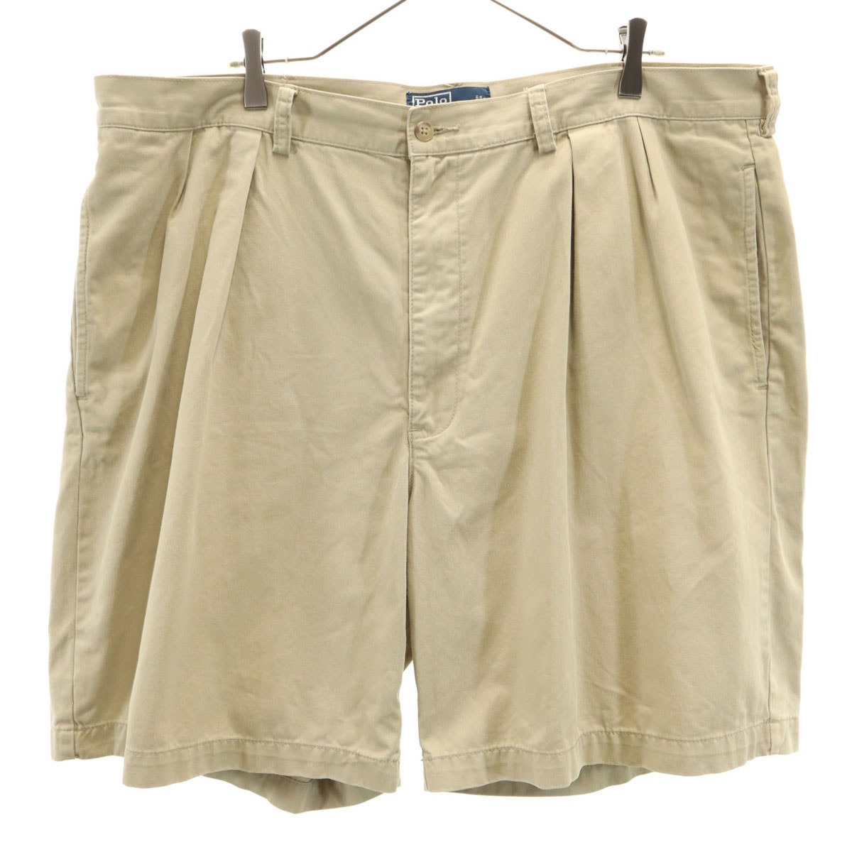 Polo by Ralph Lauren ポロバイラルフローレン タック ハーフパンツ ベージュ系