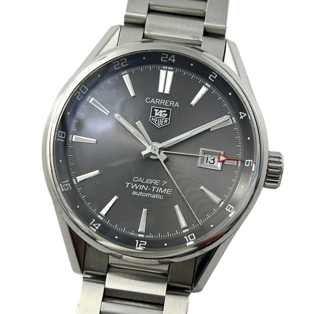 TAG HEUER タグホイヤー WAR2012.BA0723 カレラ キャリバー7 ツインタイム 腕時計 OG24