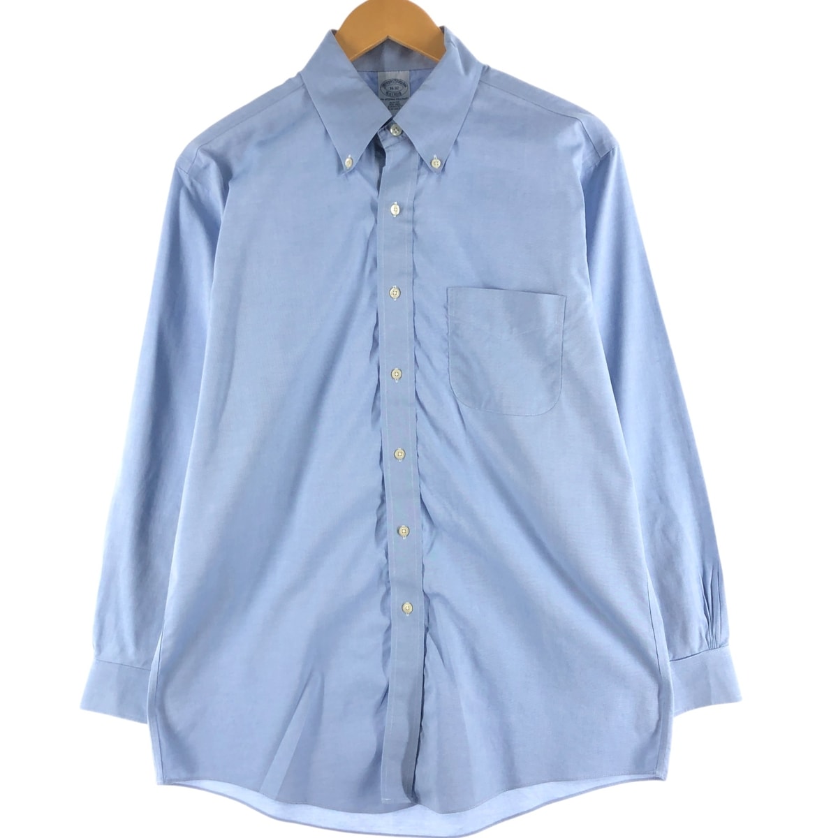 古着 ブルックスブラザーズ Brooks Brothers Est.1818 長袖 ボタンダウンシャツ メンズL相当/eaa558909