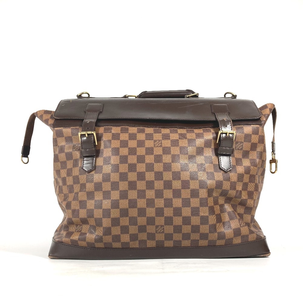 ルイヴィトン LOUIS VUITTON ウエストエンドPM N41130 ダミエ 斜め掛け トートバッグ ボストンバッグ ショルダーバッグ 2WAYバッグ ハンドバッグ ダミエキャンバス エベヌ ブラウン