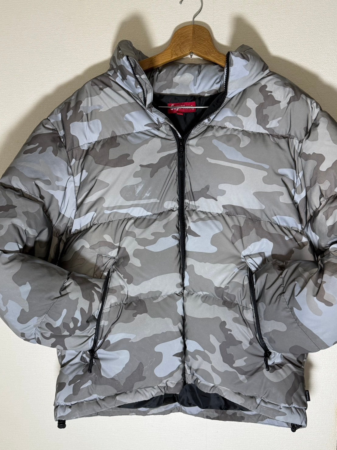 Supreme Reflective Camo Down Jacket "Snow Camo"