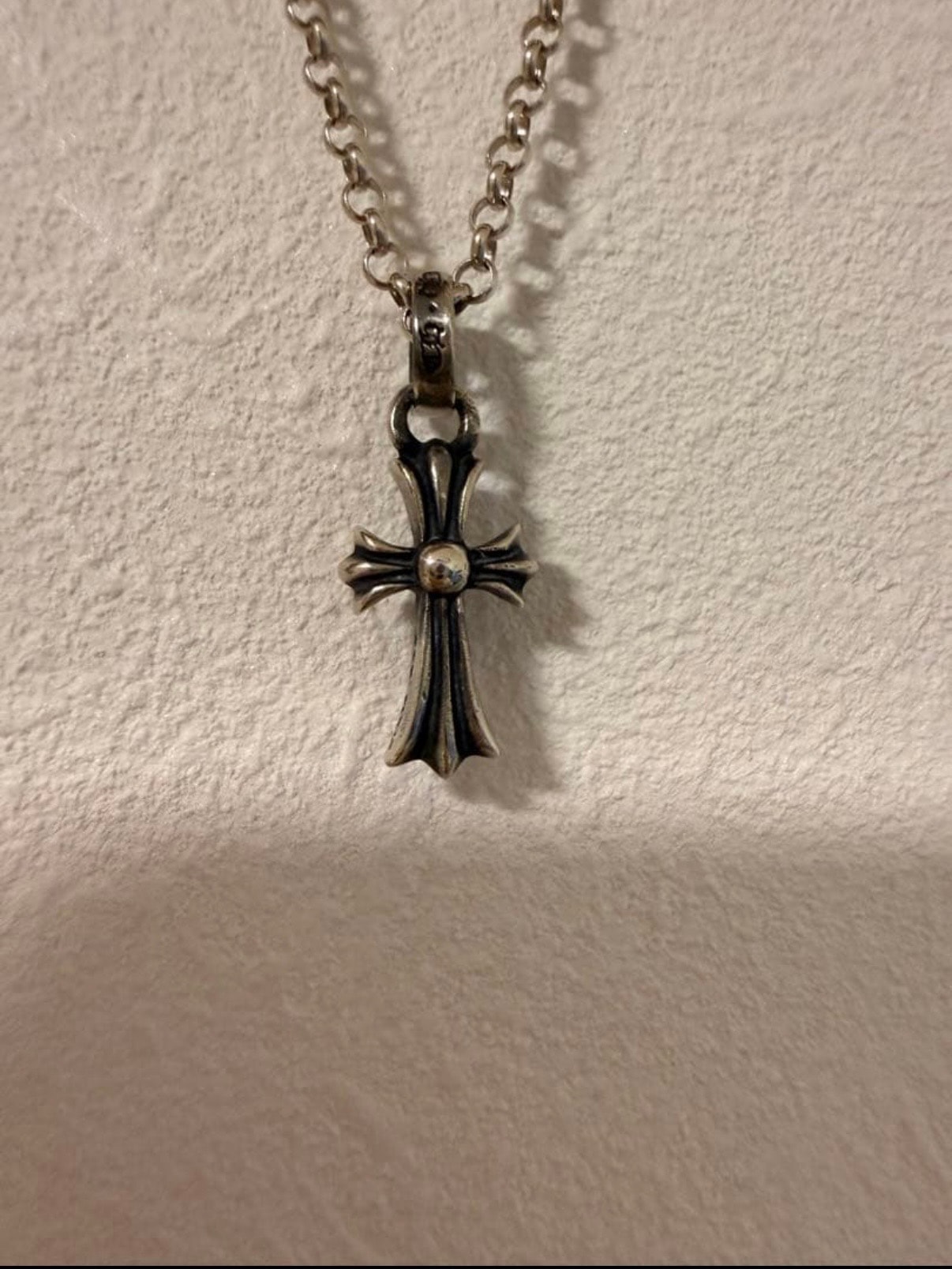 Chrome Hearts Cross Baby Fat Charm "Silver"