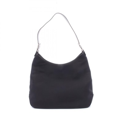 サルヴァトーレフェラガモ Salvatore Ferragamo ヴァラ ショルダーバッグ バッグ キャンバス レザー レディース ブラック系 21 8194 【中古】