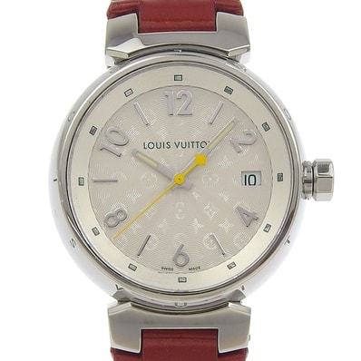 ルイ・ヴィトン タンブール ホログラム デイト Q1313 レディース腕時計