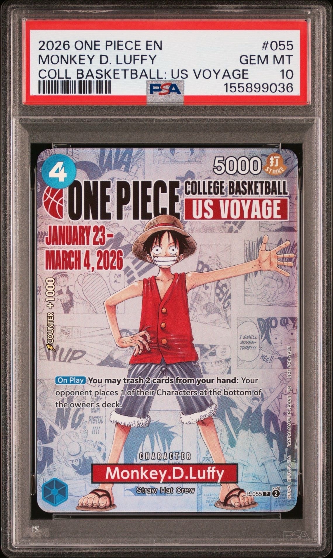 PSA10】ナミ R-SP (コミパラ) [OP01-016](プレミアムブースター「ONE