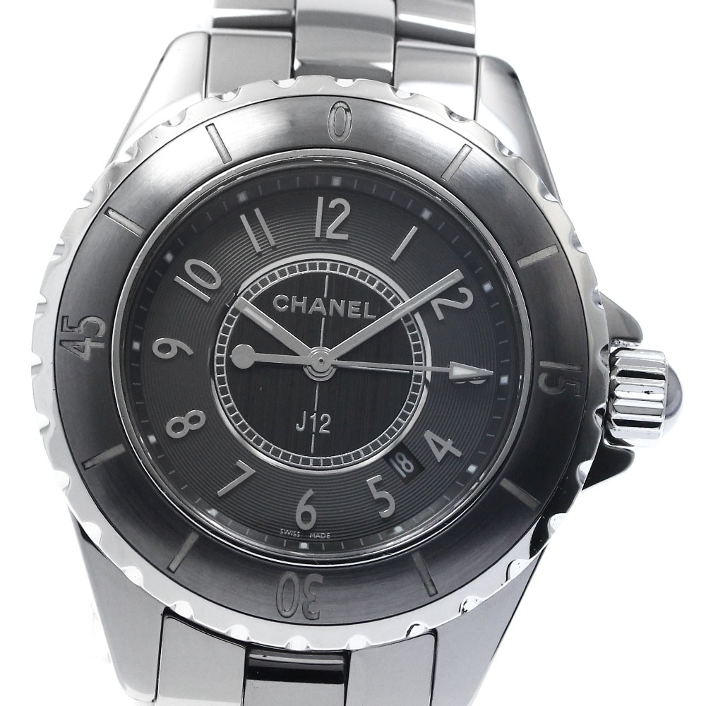 シャネル J12 クロマティック デイト H2978 レディース 【中古】