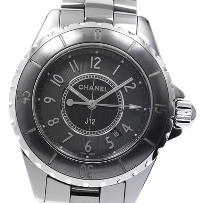 シャネル J12 クロマティック デイト H2978 レディース 【中古】