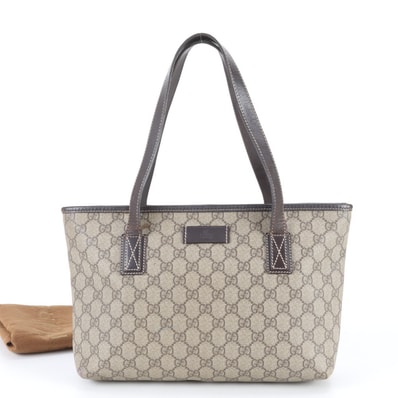 ■美品 グッチ GGスプリーム 211138 トート バッグ