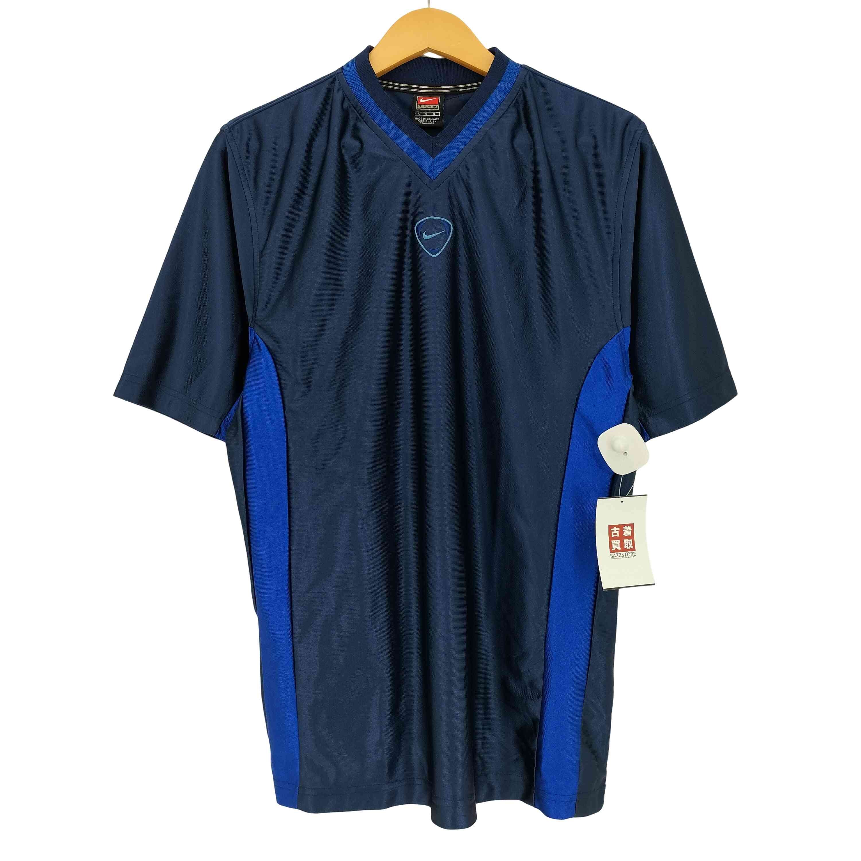 TEAMタグ 90s センター スウォッシュロゴ 刺繍 ゲームシャツ【1140364003411】