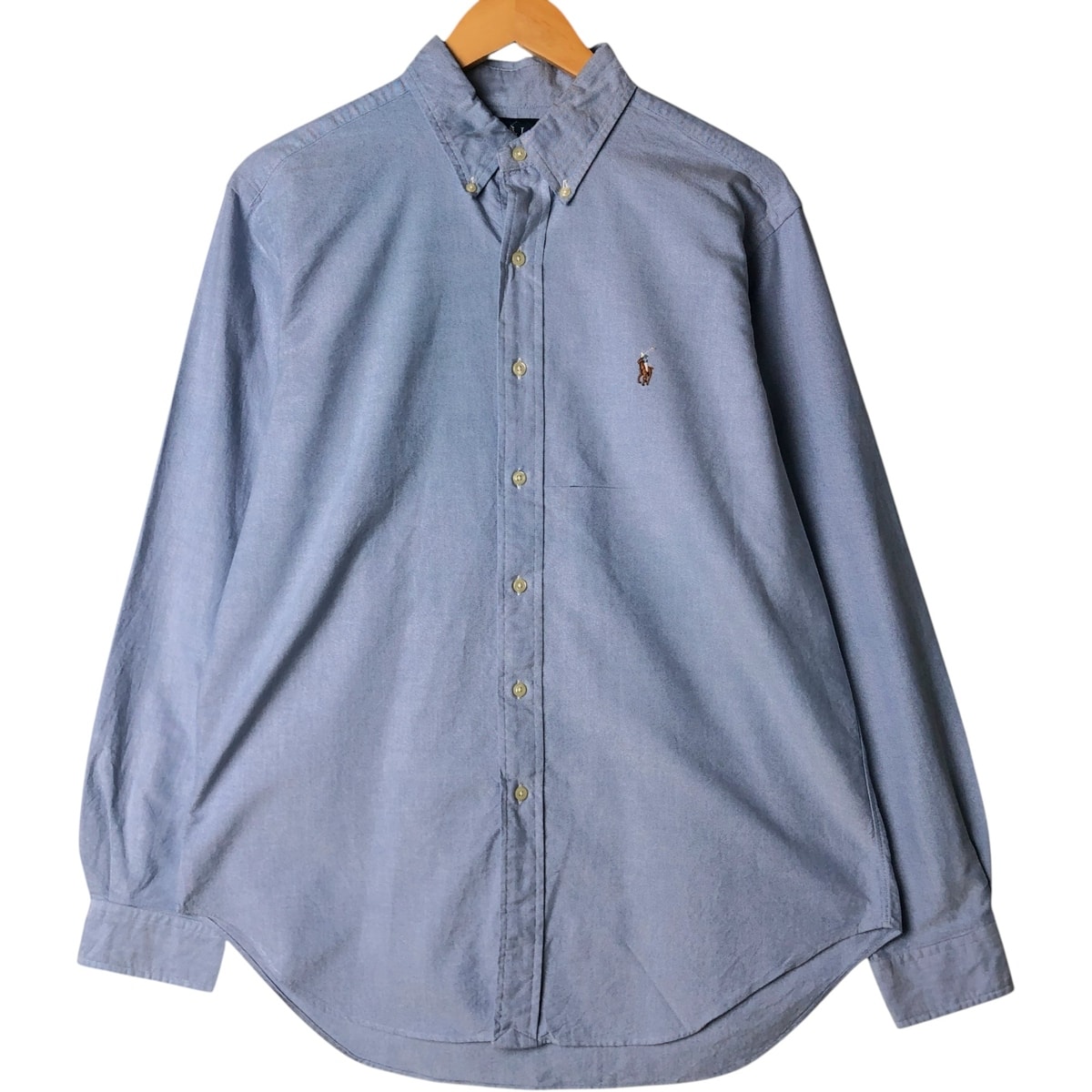 古着 ラルフローレン Ralph Lauren CLASSIC FIT クラシックフィット 長袖 ボタンダウンシャツ メンズL相当/eaa577337