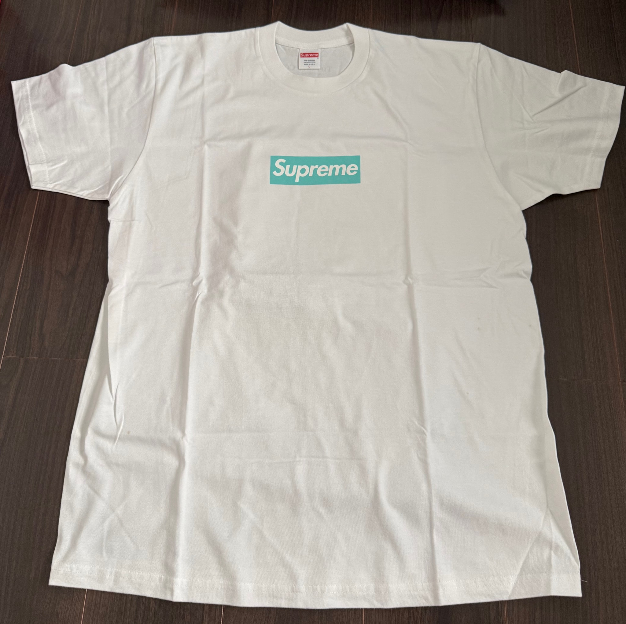 Supreme x Tiffany & Co. Box Logo Tee "White"