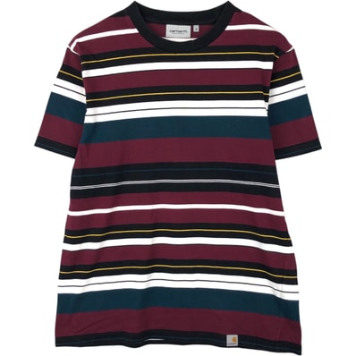 古着 カーハート Carhartt WORK IN PROGRESS マルチボーダー 半袖 ボーダーTシャツ メンズM相当/eaa647804