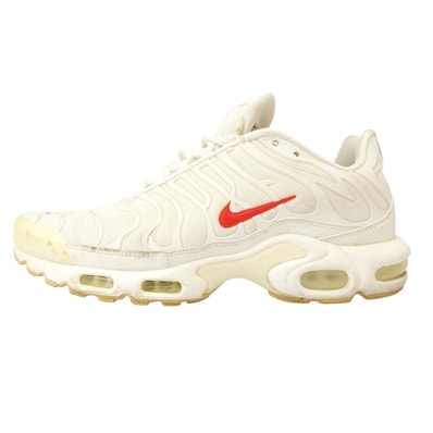 Supreme シュプリーム スニーカー DA1472-100 x Nike ナイキ Air Max Plus TN White Speed Red エアマックスプラス ホワイト スピード レッド ローカット スニーカー ホワイト系 28.0cm【中古】