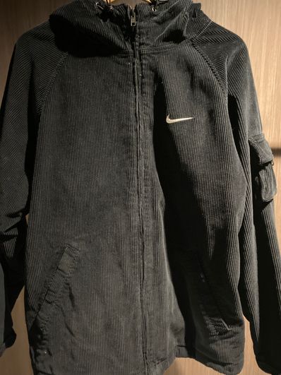 Supreme / Nike Arc Corduroy Hooded Jacket "Black"