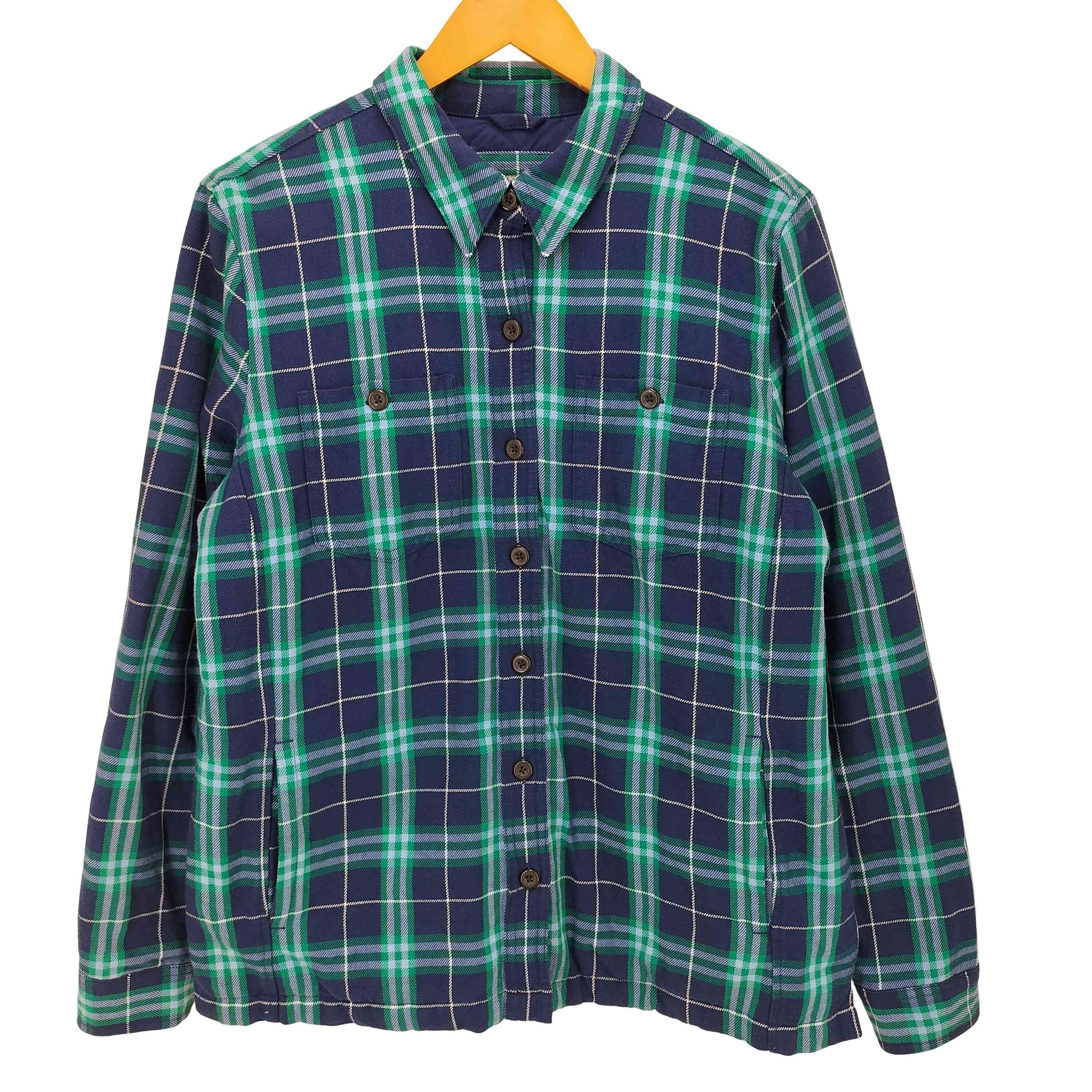 POLARTEC 裏地中綿 L/S チェックシャツ【1133314223564】