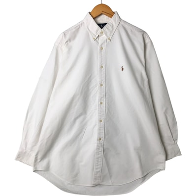 古着 ラルフローレン Ralph Lauren YARMOUTH 長袖 ボタンダウンシャツ メンズL相当/eaa548372