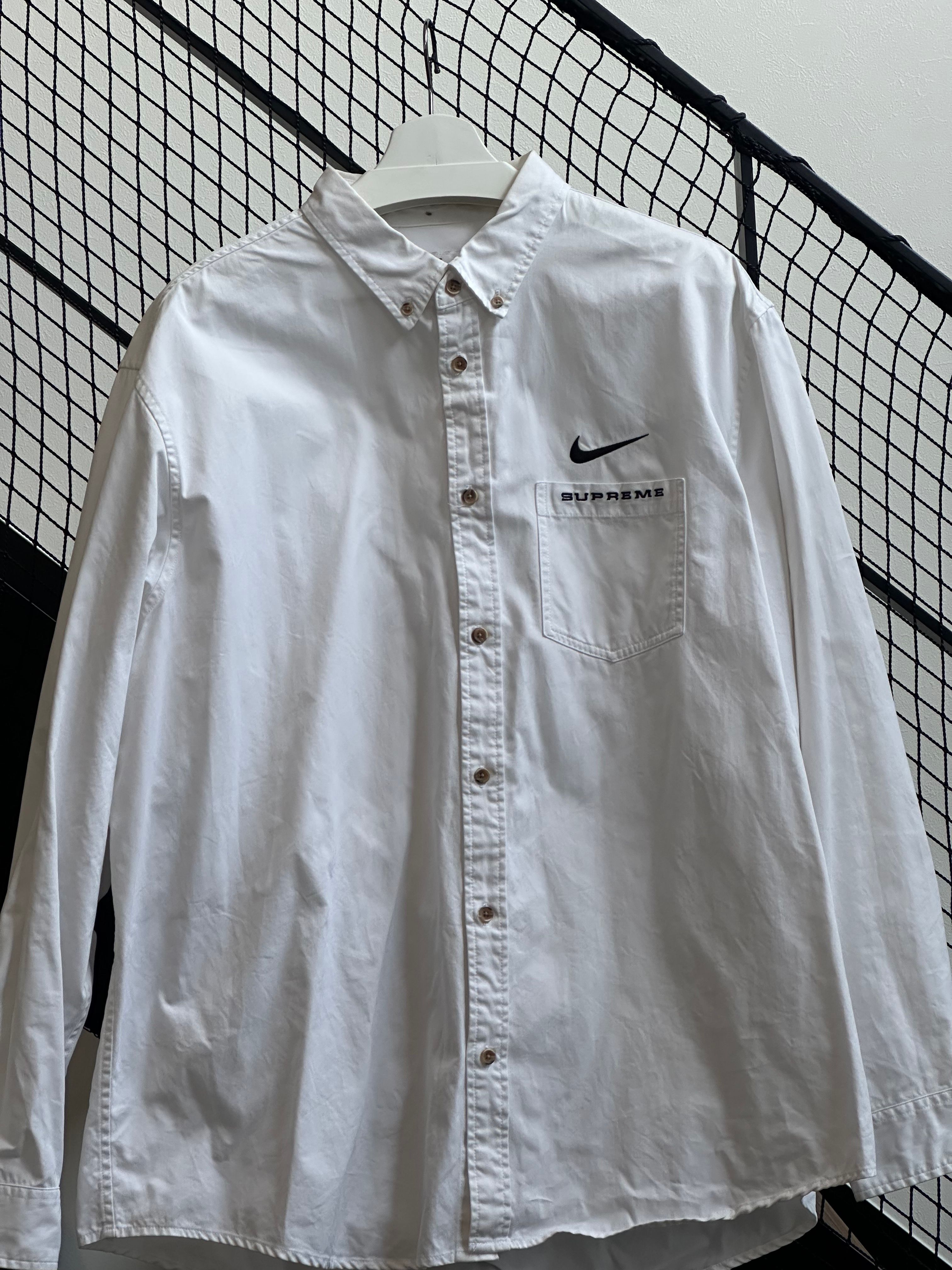 Supreme / Nike® Cotton Twill Shirt "White"
