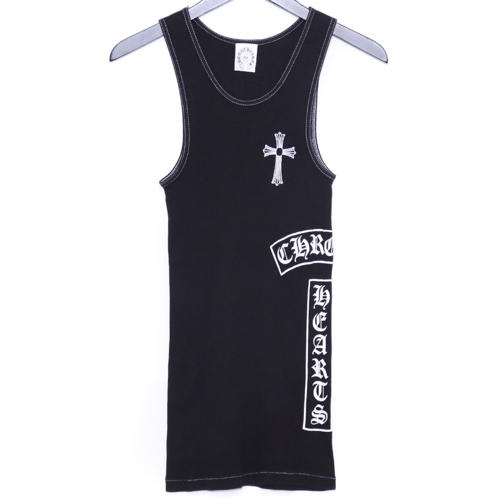 CHROME HEARTS オールド Tバー FUCK YOU ラージクロス リブ タンクトップ