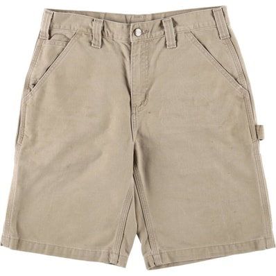 古着 カーハート Carhartt 無地 ダック地ペインターショーツ ショートパンツ メンズw33相当/eaa563213