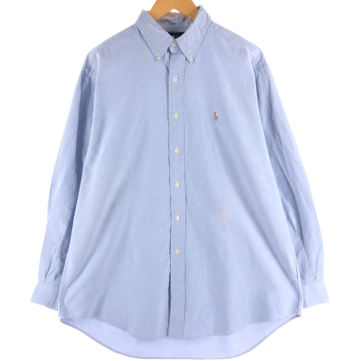 古着 ラルフローレン Ralph Lauren YARMOUTH 長袖 ボタンダウンシャツ メンズL相当/eaa538293